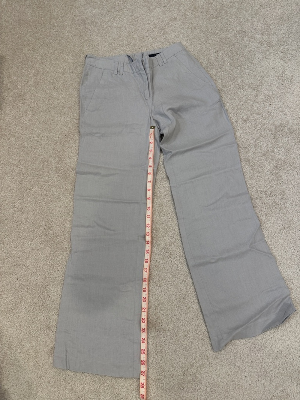 Light gray linen pants - Picture 9 of 9
